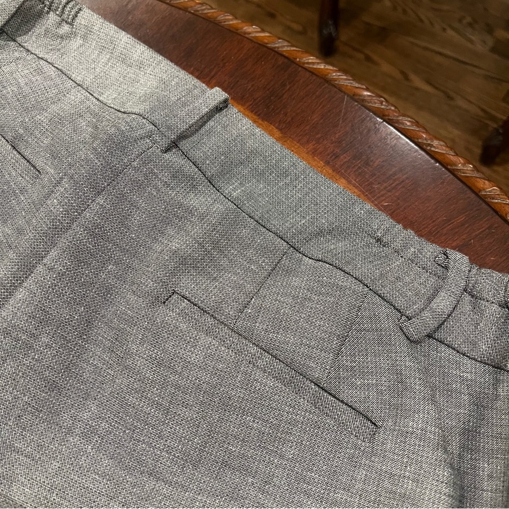 NEW $129 Talbots Woman Newport Ankle Trousers Black/White Melange 18 Elasticized - Picture 7 of 16